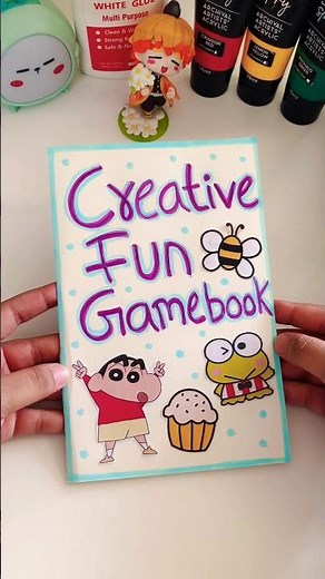 DIY Homemade Creative Fun Game Book 😲🌈best out of waste/easy craft ideas/paper craft #shorts #craft