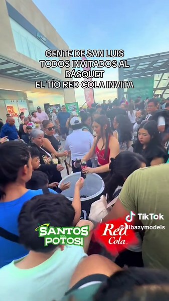 🏀Todos invitados al básquet para ver los partidos del “SANTOS DEL POTOSÍ” el tío Red Cola invita 🤩🤩🤩 #sanluispotosi🌵🇲🇽 #sanluispotosi #slp #edecanes