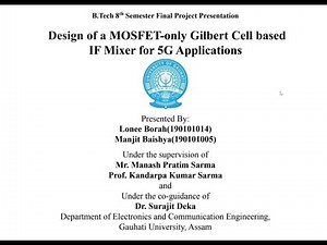 Design of a MOSFET-only Gilbert Cell based IF Mixer for 5G Applications