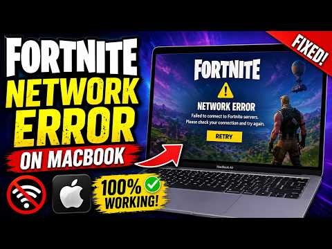 Fortnite Network Error on MacBook FIX (100% Working)