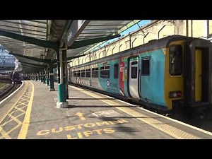 The Class 156 'Super Sprinter' Northern Trains No.156480 'RAF 100' was arrives at Carlisle.
