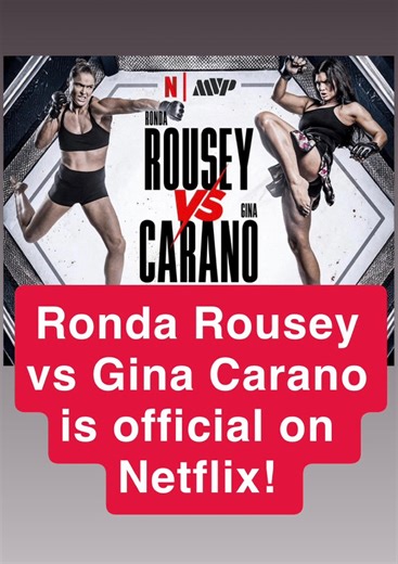 Ronda Rousey vs Gina Carano is happening live on Netflix! | MMA Outsiders