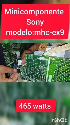 minicomponente sony,a reparación