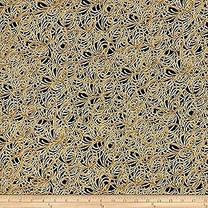 E. E. Schenck, Co. Loralie Designs Whoa Girl Roper Quilt Fabric Black Quilt Fabric by the Yard