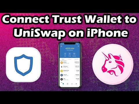 How to Connect trust wallet to UniSwap on iPhone