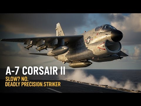 A-7 Corsair II : The Subsonic Strike Jet That Redefined Precision Warfare.
