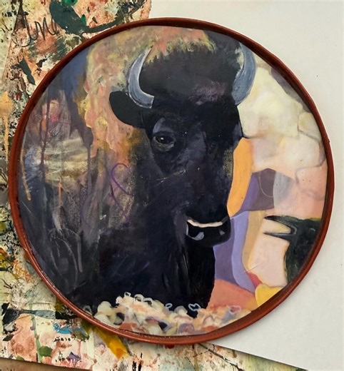 Tin Can Lid Art “only the Raven Knows” - Etsy Australia