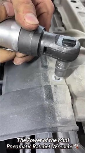 The Power of the Mini Pneumatic Ratchet Wrench! 🛠️ #shorts #mechanic #automobile