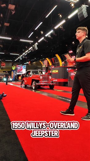 713 Classic Cars on Instagram: "1950 Willys-Overland Jeepster. #classiccarauction #willysjeepster #reels #viralreels #fblifestyle"