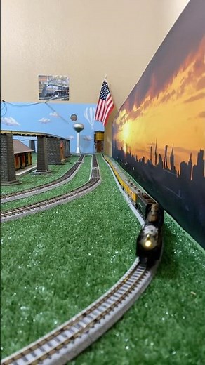 The Living Legend Returns N Scale Union Pacific 844 Steam Locomotive Thunders with 10 Passenger cars