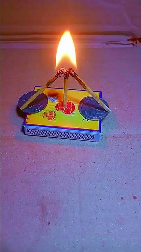 🔥 Respect! Matchstick Experiment That Will Surprise You 😲 #experiment #reels #science