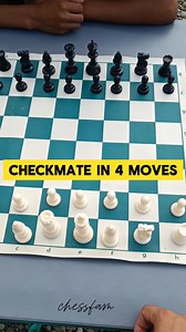 Checkmate in 4 moves! 😱🔥♟️ #chess #fblifestyle | ChessFam
