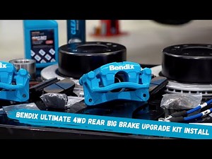 Bendix Ultimate 4WD Rear Big Brake Upgrade Kit Install