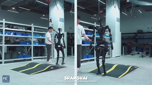 15K views · 103 reactions | Shanghai is on a mission to become a global sci-tech hub! It showcases chip techs, humanoid robots, brain-machine interfaces, exoskeletons, and medical applications. Together, they're a clear sign of China's huge potential in the world of innovation. | China Xinhua Sci-Tech | Facebook