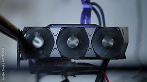 Cooling System for Data or Cryptocurrency Mining Center. Fan Grills and Ventilators for Cooling Electronics. Air Coolers. Computer components