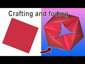 How to fold Origami Moving flexagon, tutorial with babrak