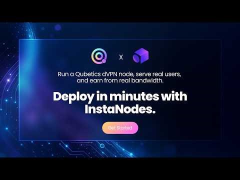 Qubetics dVPN Node Setup via Instanode – Step-by-Step Tutorial