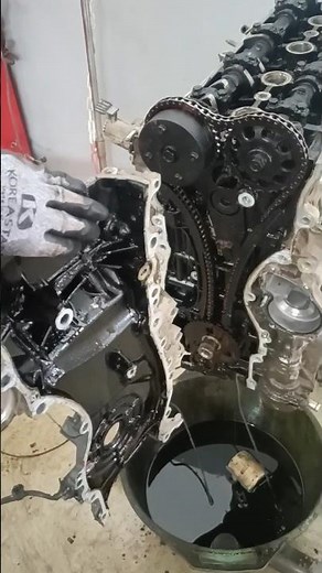 Engine Timing Chain Cover Removal Of Toyota Camry ✅