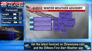 Winter Weather Advisory in effect | 25News WEEK
