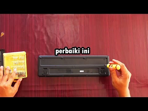 perbaiki tombol error keyboard wireles logitec k220