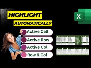 🎨How To Color and Highlight Cells, Rows, And Columns #excel