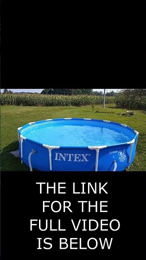 How To Keep The Pool Water Clean#abovegroundpool#intex#clearwater