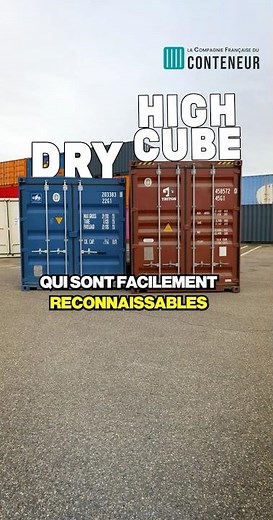 Conteneur Dry VS High Cube 🤔