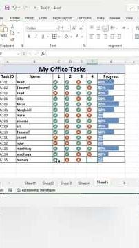 "How to Show Progress in Excel | Create a Visual Progress Bar Easily!"