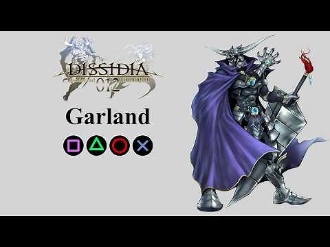 Garland's Moveset | Bravery Attacks, HP Attacks & EX Burst【Dissidia 012 Final Fantasy】