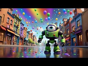 Robot’s Rainbow Rumble 🤖🌈 | Funny Robot Story for Kids | Preschool Learning Adventure