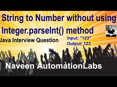 String to Number without using Integer.parseInt() method