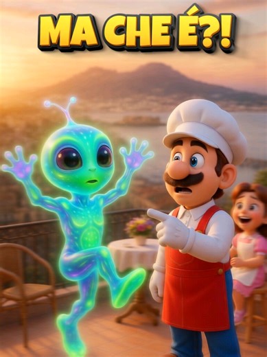 MA CHE È?! 👽😳 Un alieno sul balcone… e balla meglio di me?! 😂🔥 #napolibeach #napolitiktok #napolipizza #summervibes #luigithepizzachef