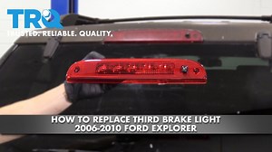 How To Replace High Mount Third Brake Light 2006-10 Ford Explorer