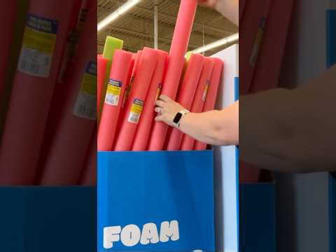 Stick a Dollar Tree #poolnoodle onto a bookshelf... 🤯🍂