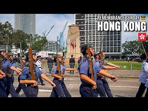Hong Kong — Remembrance Day 2025【4K HDR】| The Cenotaph