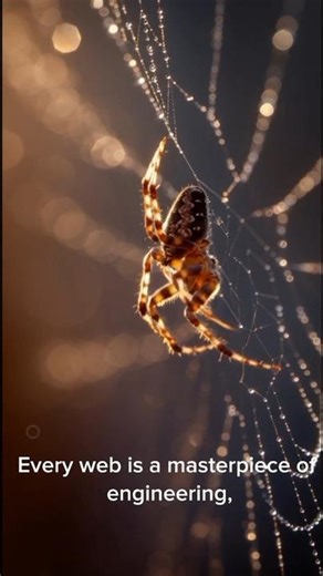 Spider Web Secret 🕷️ Why Spiders Never Get Stuck! #shorts