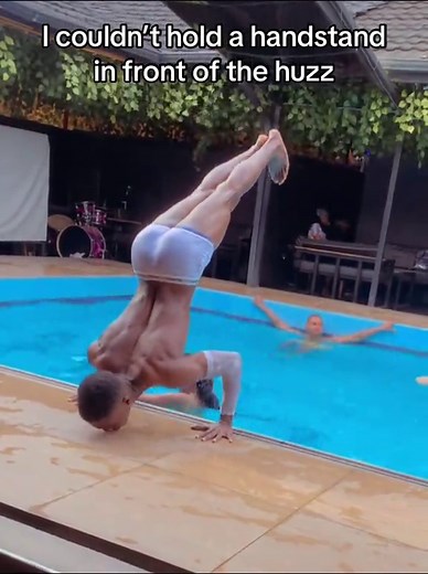 Mastering Handstands by the Pool: A Challenge