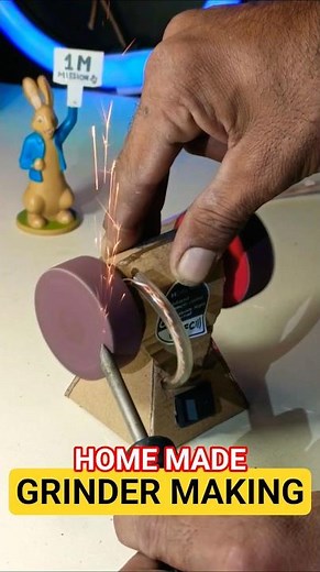 Disc Grinder DIY HomeMade usig DC motor#experiment #craft #diy #art #dcmotorproject #diyideas