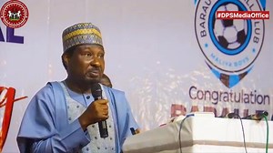 My speech during a reception to honour the outstanding players and management of my football club, Barau FC, in Kano, yesterday. | Barau I. Jibrin