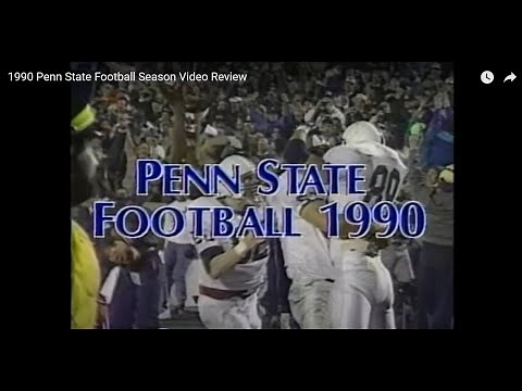 1990 Penn State Football Season Video Review