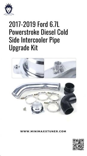 2017-2019 Ford 6.7L Powerstroke Diesel Cold Side Intercooler Pipe Upgrade Kit