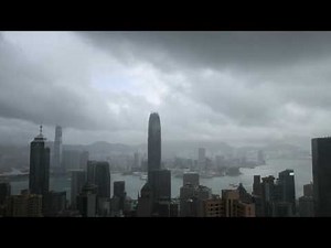 TimeLapse Typhoon "Nangka" over Hong Kong