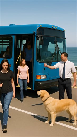 110K views · 1.2K reactions | Golden Retriever Stops Bus — Bridge Warning, Passengers Safe#reels#dogkind#viralonfb | Chick Squad | Facebook