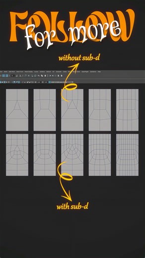 Topology Tips Every 3D Artist Needs - Clean Edge Flow Tutorial #maya #mayatutorial #retopology #3d