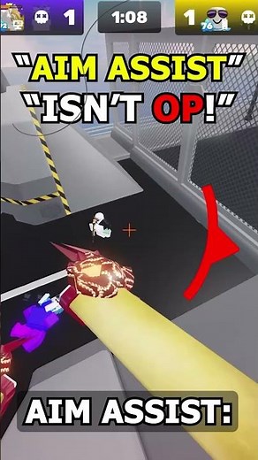 AUTO SHOOT & AIM ASSIST NEED A NERF😭 #roblox #rivals #robloxrivals #rivalsroblox