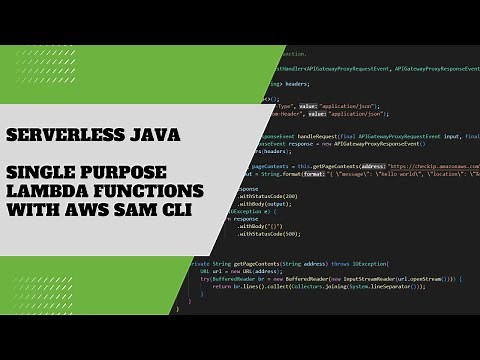 Build serverless application using Java and the AWS SAM CLI