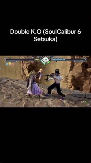 Double K.O (SoulCalibur 6 Setsuka) #short