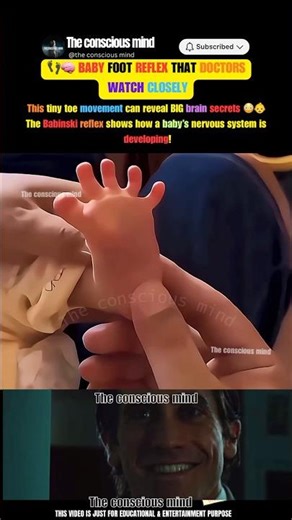 Why Babies’ Toes Do THIS 🤯 Babinski Sign Explained! | The Conscious Mind