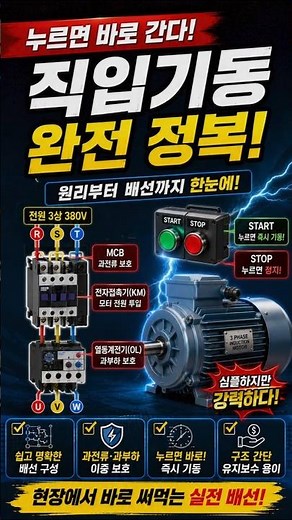 시뮬레이터로 배우는 시퀀스 제어: 직입기동 회로 구성의 모든 것 #시퀀스제어 #PLC #자동화실무 #모터 #EduVolt