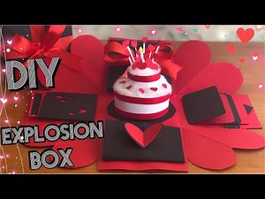 DIY eplosion box for birthday | Explosion box tutorial for beginners | Easy tutorial